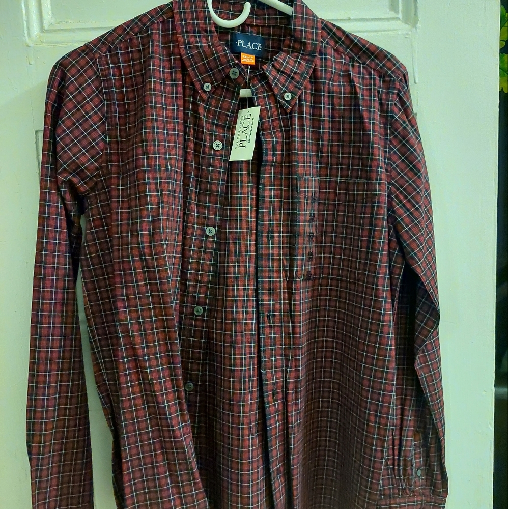 Plaid shirt (Nwt) Children's place